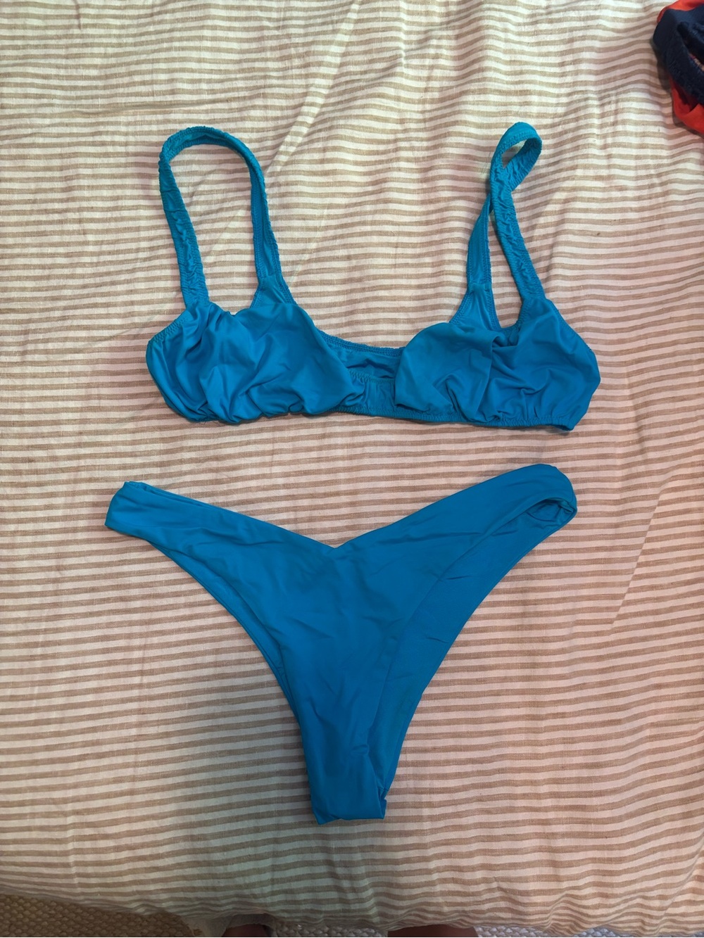 WeWoreWhat Blue Women's Bikini Two-Piece Swim Set